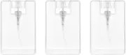 3 PCS 20ml Card Case Spray Bottle Flat Atomizers Card Perfume Bottle Refillable Card Atomizer Fine Mist Sprayer Mini