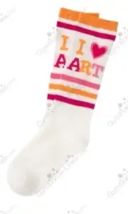 GYMBOREE~Panda academy I Love Art high SOCKS~3-4