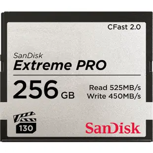SanDisk Extreme Pro CFast 2.0 CompactFlash 記憶卡 256GB SDCFSP-256G-G46D 香港行貨