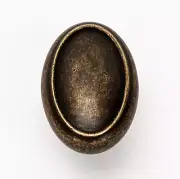 Alno A1560-BARC Classic Traditional 1-1/2" Oval Cabinet Knob Handle In Barcelona