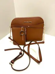 Michael Kors Lady Leather Crossbody Shoulder Messenger Bag Handbag Purse +Wallet