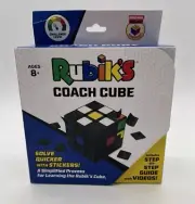NEW Spin Master Rubik's Puzzle 3x3 Coach Cube Solve with Stickers Age8+ 20141751