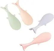 NOLITOY 4Pcs Non Stick Rice Scoops Straw Rice Spoons for Home Restaurant Lightweight Kitchen Essentials Ergonomic Design Rice Serving Tools