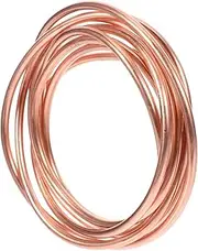 JEWEDECO Soft Copper Tube for Air Conditioning Refrigeration Long Copper Tubing with Excellent Thermal Conductivity Suitable for Various Ac Systems