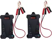 OSALADI Pcs Accurate Auto Voltmeter Battery Monitor for Golf Cart Battery Digital Tester Safe Reverse-Hookup Design