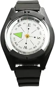 Compass Watch - Easy-to-Read Wrist Compass | Lightweight High Precision Compass for Diving Hiking Traveling Camping Supplies