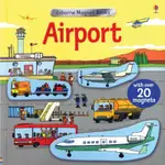 《新書出清》英國 USBORNE MAGNET BOOKS 磁鐵書 AIRPORT 忙碌的機場＊JC小舖＊