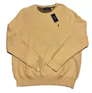 Polo Ralph Lauren Crewneck Pullover Sweater Brown Men's XXL