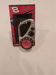 Clip On Nascar Dale Jr Watch Compass Carabiner Backpack Fob Belt Watch New