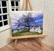 Miniature Dollhouse Room Box Art 1:12th Scale The Dancers Max Lenz Springtime