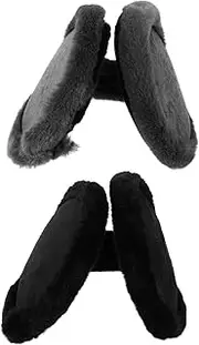 [TEMPNAP] 2pcs Plush Warm Ear Covers for Men Women Winter Earmuffs Ear Protection
