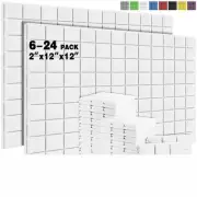 6/12/24 Pcs Acoustic Studio Foam Mushroom Studio Wedgetiles Sound Proof Wall ...