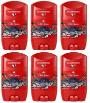 6x Old Spice Night Panther Deodorant Solid Stick For Men 6x50ml