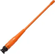 HYS VHF UHF BNC Handheld Scanner Antenna, 144/430 MHz Dual Band 1pc, Orange