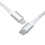 USB-C to Lightning MFI Certified Braided Cable Fast Charging Aluminium Plug