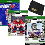 Madden NFL 21 - NHL 21 - NBA 2K21 for Xbox with PremGear Cleaning Cloth