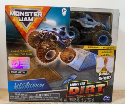 HOT WHEELS MONSTER JAM MEGALODON TRUCK STARTER DIRT 2019 TRUE METAL