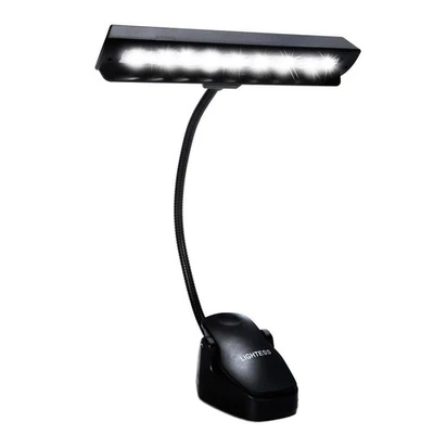 Dimmable Music Stand Lights Clip on Book Light Piano LED Reading Lamp USB Des...