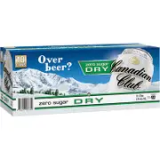 [Canadian Club] Canadian Club Zero Sugar Dry 4.8% Cans 10 Pack 375mL