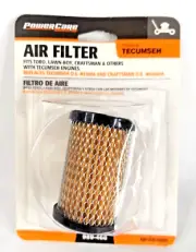 PowerCare Lawnmower Engine Air Filter Replaces Tecumseh 35066 & Craftsman 63087A