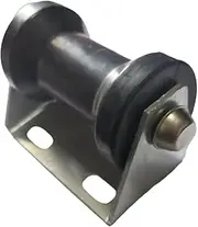 Boat Trailer Bracket – Galvanized Keel Roller Assembly | Stationary V Support Kit | Heavy Duty Marine Hardware | Durablle Hull Guide Wheel | Boating Accessory for Loading Dock Ramp Use