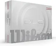 Wilson 2025 Duo Soft Golf Balls - White, 12 Balls