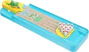 Vaguelly 1 Set Bowling Table Bowling Inside Machine Play Tabletop Balls Inflatable Brands Game Mini Decompression Prop Party Favor Educational Plaything Abs