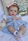 22" Reborn Doll Kit Parts Fresh Color with Cloth Body Surprise Gift for Kids