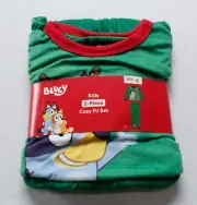 Bluey Kid's Merry Everything 2-Piece Cozy PJ Set CG2 Multicolor Size 6 NWT