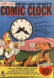 1940s Oscar & Friday Comic Clock Fun Paper Toy to Assemble "New Old Stock"