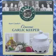 Fante's Garlic Keeper Unglazed Ceramic The Italian Market Original NIB READ