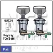 Nice Door Lock Barrel - Pair, NDL11K