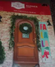Holiday Time Falala Snowman Hanging Banner 14 inch x 72 inch New in Package