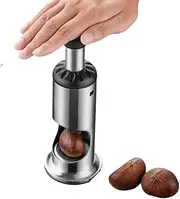 A Handmade Stainless Steel Chestnut Bottle Opener, antispeel, Chestnut Handicraft, Kitchen Appliance Accessories. Kitchen Accessories 手工不锈钢栗子开瓶器，防粘，栗子工艺品，厨房用具配件。/569
