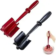Meat Chopper, Hamburger Chopper, Ground Beef Smasher, Meat Smasher Utensil, Non Stick Cookware Heat Resistant Meat Masher 2PCS
