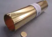 260 Brass Shim Sheet 0.006" Thick x 12.00" Wide x 120" Length