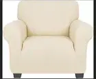 ZNSAYOTX 1-Piece Jacquard Chair Slipcover Polyester/Spandex for Living Room~ New