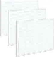 (3-Pack) Engineering Graph Paper Pads, 11x17 Quadrille 270 Pages Grid Paper for Drafting, Engineering, Blueprint Drawing, 4x4 Blue Quad Rule, 100gsm White Paper