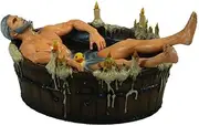 Dark Horse Comics The Witcher 3: Wild Hunt: Geralt in The Bath Statuette, 3.5-inch Height