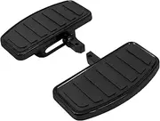 HCmotorku Motorcycle Adjustable Floorboards Rear Passenger Floorboard Wide Foot Pegs Fit For VTX1300 VTX1800 For Suzuki C50 VL800 VL400 For Yamaha Vstar Dragstar 400 650 V-Max XV125 XV250 Black