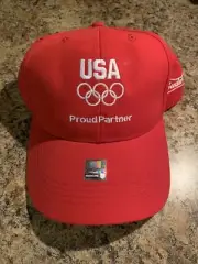 Official Budweiser USA Olympics Proud Partner Hat (New Never Worn) Adjustable