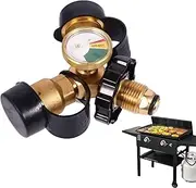 Propane Tank Y Splitter,2 Way Propane Tank Y Splitter Connector | Hose Connector Fitting Precision Sturdy Adapter for Heater BBQ Grills