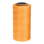 150D Waxed Thread 284 Yards Polyester Leather Sewing Waxed String Orange Yellow