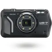 RICOH WG-7 Black Digital Camera Tough Waterproof Dustproof 4K WEB Camera GPS