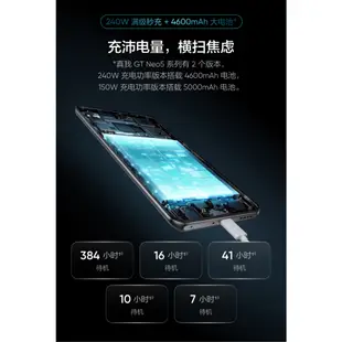 【炫酷3C旗艦店】realme真我GT Neo5旗艦新機5G智能手機240W閃充 遊戲電競學生真我gtneo5智能手機