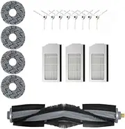 Replacement Accessories kit for Ecovacs Deebot X1 Omni, T10, T10 Plus, T10 Omni, X1 Turbo/Plus Robot Vacuum Cleaners- Replacement Filters, Side Brushes, Main Brush & Mop Pads