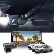Fitcamx 4K Front and Rear Dash Cam Suitable for 2023 2024 Toyota Corolla LE SE XLE XSE Hybrid Hatchback, OEM Look, Dual 2160P+1080P UHD Video WiFi,2 Way Loop Recording G-Sensor, Easy to Set,128GB Card