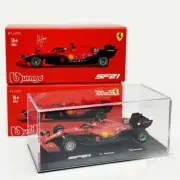 1x BBURAGO 1:43 FERRARI 2021 SF21 F1 #55 Sainz Diecast Model Car Collection Gift