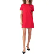 English Factory Scallop Minidress in Red at Nordstrom, Size Medium