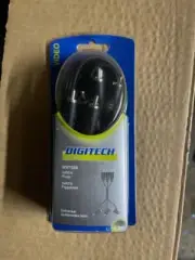 NEW Digitech Universal Audio & Video Cable/Lead WV7326,3 RCA Plug,5 Meters